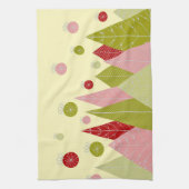 フェスティバルクリスマスイラストレーション キッチンタオル (縦)