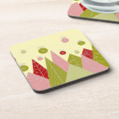 フェスティバルクリスマスイラストレーション コースター (左側)