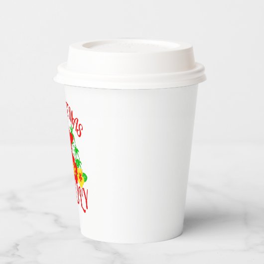 フェスティバルクリスマスイン7月サーファーパーティー 紙コップ (左)