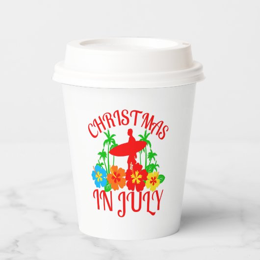 フェスティバルクリスマスイン7月サーファーパーティー 紙コップ (正面)