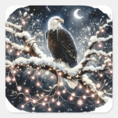 フェスティバルクリスマスイーグル スクエアシール (正面)