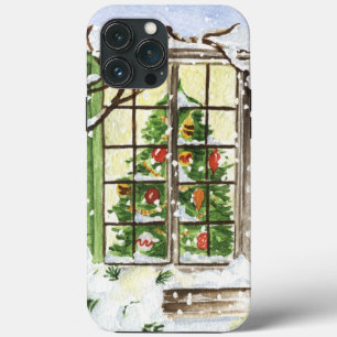 フェスティバルクリスマスウィンドウツリー iPhone 13 PRO MAXケース