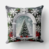 フェスティバルクリスマスウィンドウ表示 クッション (裏面)