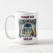 フェスティバルクリスマスウィンドウ表示 コーヒーマグカップ (左)