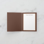 フェスティバルクリスマスウエスタンサンタッド文字 シーズンカード (内部)