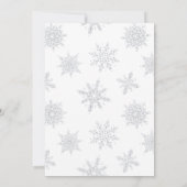 フェスティバルクリスマスウォーターカラーカクテルパーティー 招待状 (裏面)