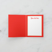 フェスティバルクリスマスウォーターカラーサンタ カード (内部)