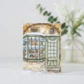 フェスティバルクリスマスウォーターカラーベーカリー シーズンポストカード (スタンド正面)