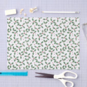 フェスティバルクリスマスウォーターカラーホリー 薄葉紙 (クラフト)