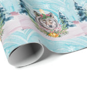 フェスティバルクリスマスウルフホリデー ラッピングペーパー (ロールコーナー)