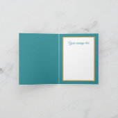 フェスティバルクリスマスエンジェルのメッセージの追加 シーズンカード (内部)