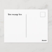 フェスティバルクリスマスエンジェルのメッセージの追加 ポストカード (裏面)