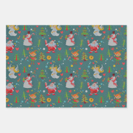 フェスティバルクリスマスエンジェルス  ラッピングペーパーシート