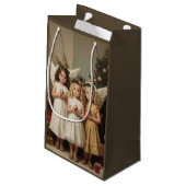 フェスティバルクリスマスエンジェルズホリデーウォーター色 スモールペーパーバッグ (裏面アングル)