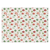 フェスティバルクリスマスオーナメントシームレスパターン テーブルクロス (正面(横))
