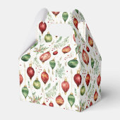 フェスティバルクリスマスオーナメントシームレスパターン フェイバーボックス (裏面サイド)