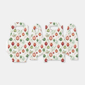 フェスティバルクリスマスオーナメントシームレスパターン フェイバーボックス (折り畳みなし)