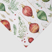 フェスティバルクリスマスオーナメントシームレスパターン 薄葉紙 (詳細)