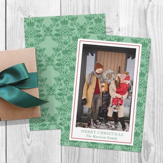 フェスティバルクリスマスオーナメントパイナップル写真 シーズンカード