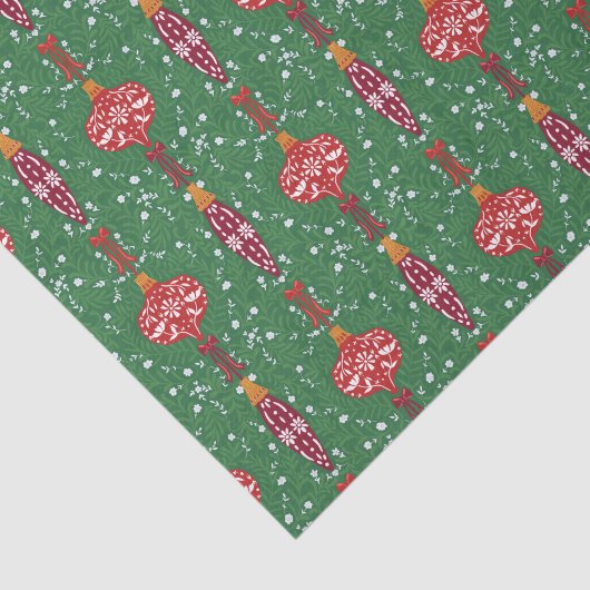 フェスティバルクリスマスオーナメントパターン 薄葉紙 (詳細)