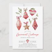 フェスティバルクリスマスオーナメント交換パーティー 招待状 (正面)