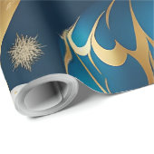 フェスティバルクリスマスオーナメント包装紙 ラッピングペーパー (ロールコーナー)