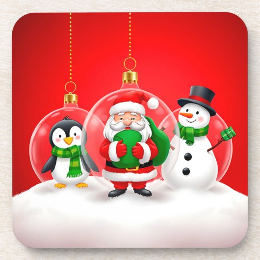 フェスティバルクリスマスオーナメント コースター (正面)