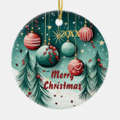 フェスティバルクリスマスオーナメント セラミックオーナメント (正面)