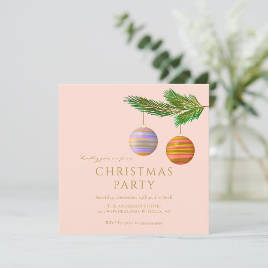 フェスティバルクリスマスオーナメント パーソナライズされた (スタンド正面)