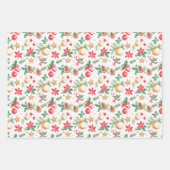 フェスティバルクリスマスオーナメント ラッピングペーパーシート (正面3)