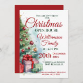 フェスティバルクリスマスオープンハウス 招待状 (正面/裏面)