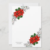 フェスティバルクリスマスカクテルパーティの招待状 招待状 (裏面)