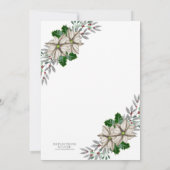 フェスティバルクリスマスカクテルパーティの招待状 招待状 (裏面)