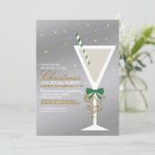 フェスティバルクリスマスカクテルパーティの招待状 招待状 (スタンド正面)