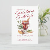 フェスティバルクリスマスカクテルホリデーパーティー 招待状 (スタンド正面)