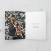 フェスティバルクリスマスカスタムスロース写真 シーズンカード (内部)