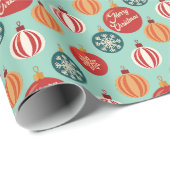 フェスティバルクリスマスカスタム休日 ラッピングペーパー (ロールコーナー)