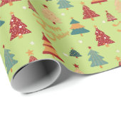 フェスティバルクリスマスカスタム休日 ラッピングペーパー (ロールコーナー)