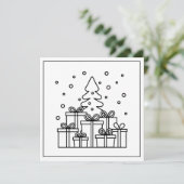 フェスティバルクリスマスカラーリングツリー シーズンカード (スタンド正面)