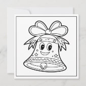 フェスティバルクリスマスカラーリングベル シーズンカード (正面)