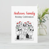 フェスティバルクリスマスカロラーズウィズスノークリスマス 招待状 (スタンド正面)