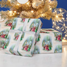 フェスティバルクリスマスカロラーズヴィンテージパーティーラップ