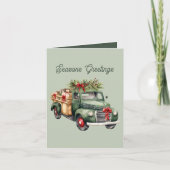 フェスティバルクリスマスカントリーのトラック追加メッセージ シーズンカード (正面)