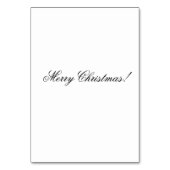 フェスティバルクリスマスカード（ハレとドラム） テーブルナンバー (裏面)