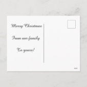 フェスティバルクリスマスカード（装飾付） シーズンポストカード (裏面)