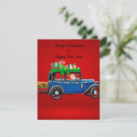 フェスティバルクリスマスカー サンキューカード (スタンド正面)