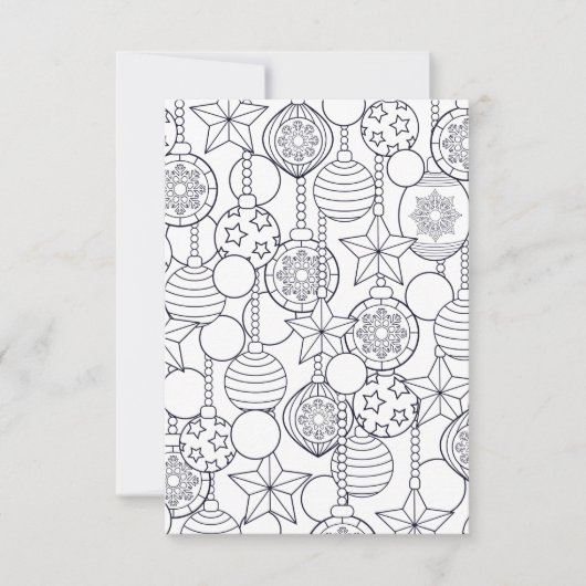 フェスティバルクリスマスキッズカラーリングカード カード (正面)