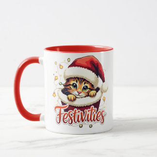フェスティバルクリスマスキットンマグ マグカップ