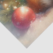 フェスティバルクリスマスキツネベビーとマザーデクページ 薄葉紙 (詳細)