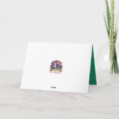 フェスティバルクリスマスキャットクリスチャンKJV聖なる書物、 経典 シーズンカード (裏面)